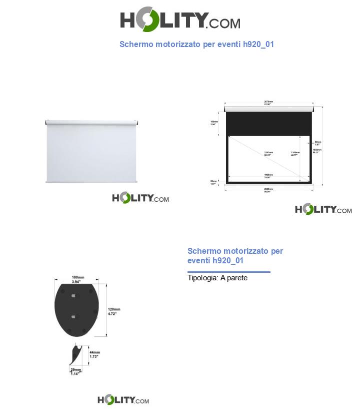Schermo motorizzato per eventi h920_01