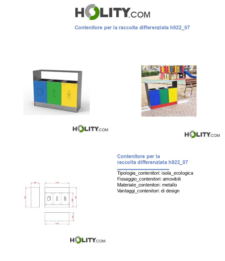 Contenitore per la raccolta differenziata h922_07