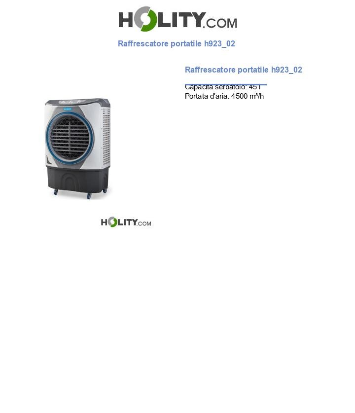 Raffrescatore portatile h923_02