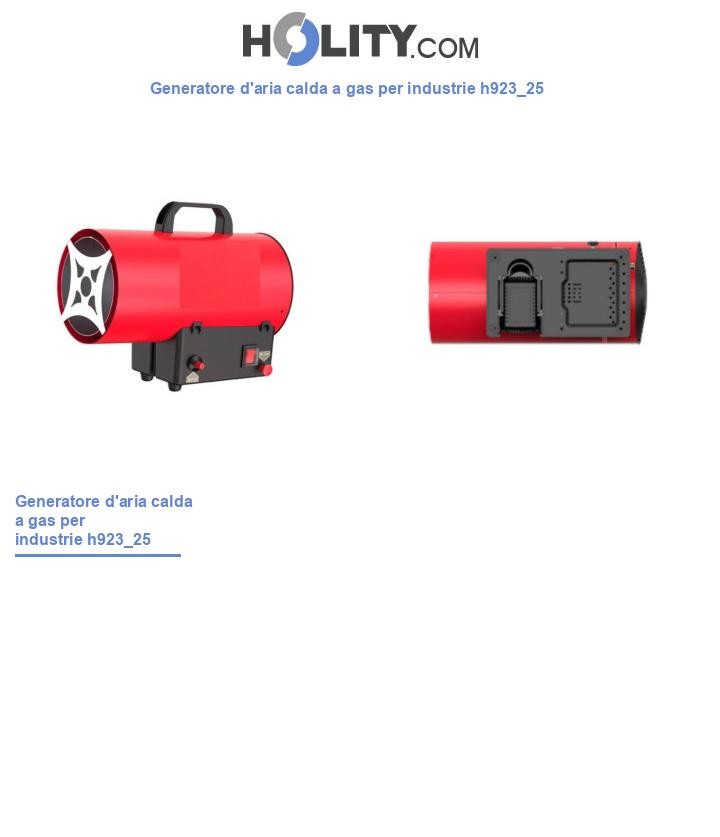 Generatore d'aria calda a gas per industrie h923_25