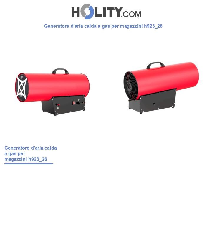 Generatore d'aria calda a gas per magazzini h923_26