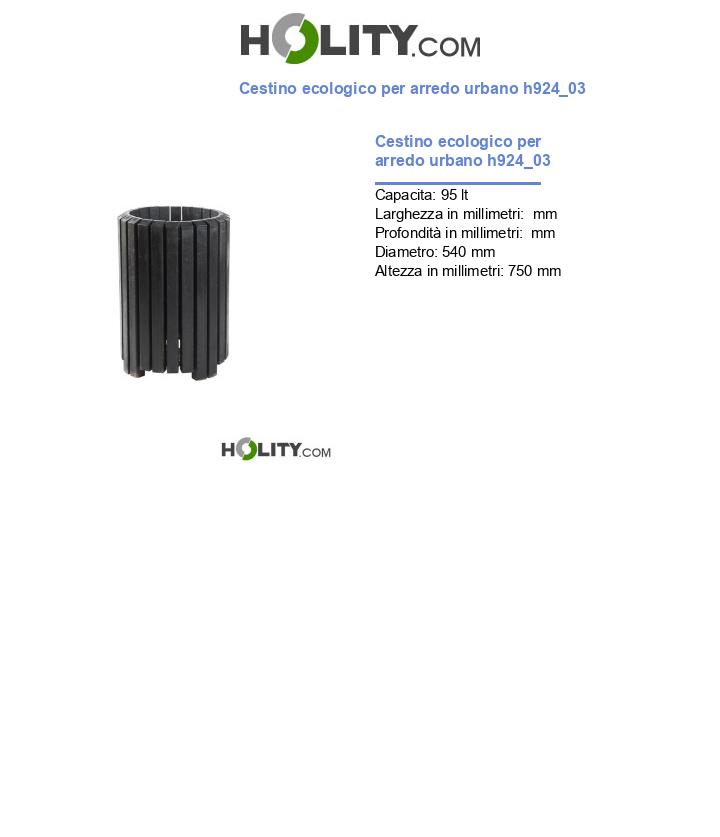 Cestino ecologico per arredo urbano h924_03