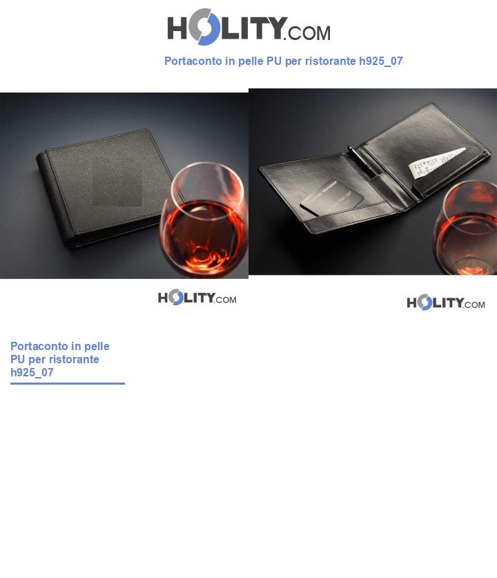 Portaconto in pelle PU per ristorante h925_07