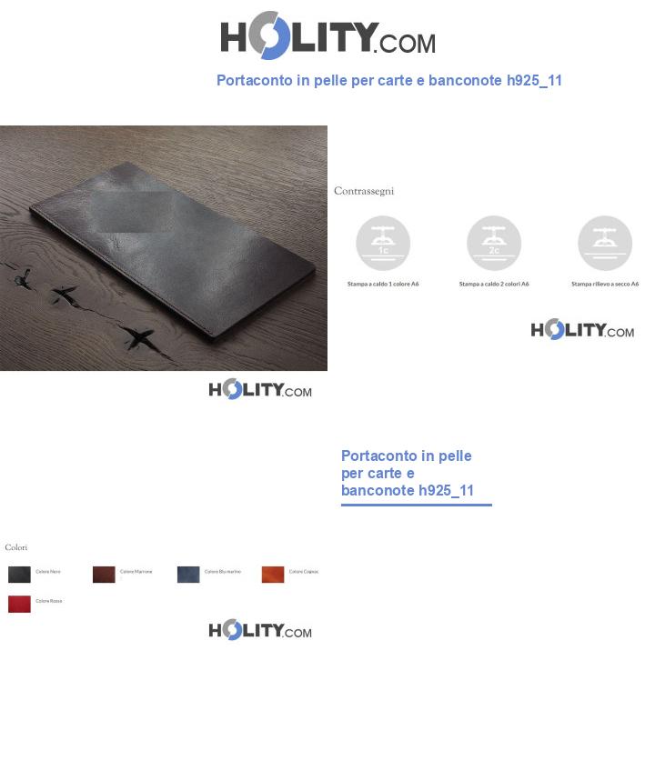 Portaconto in pelle per carte e banconote h925_11