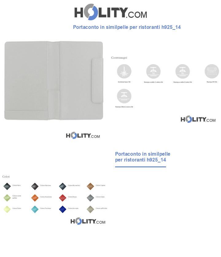 Portaconto in similpelle per ristoranti h925_14