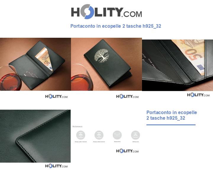 Portaconto in ecopelle 2 tasche h925_32