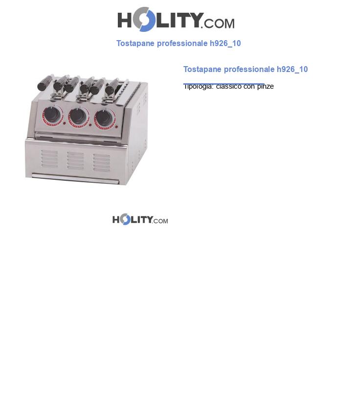 Tostapane professionale h926_10