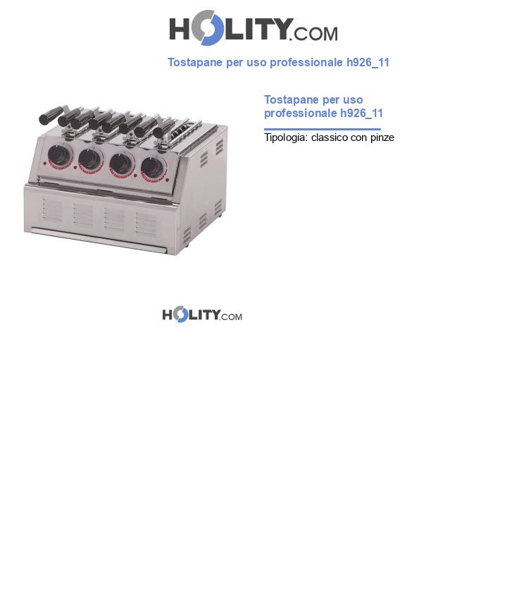 Tostapane per uso professionale h926_11