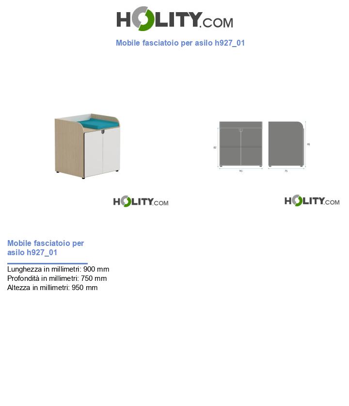 Mobile fasciatoio per asilo h927_01