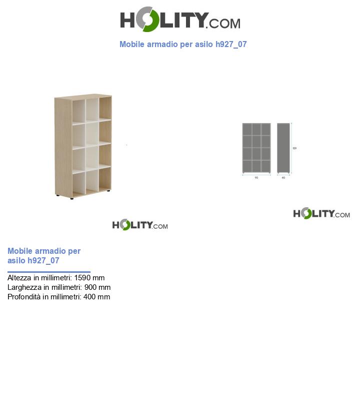 Mobile armadio per asilo h927_07