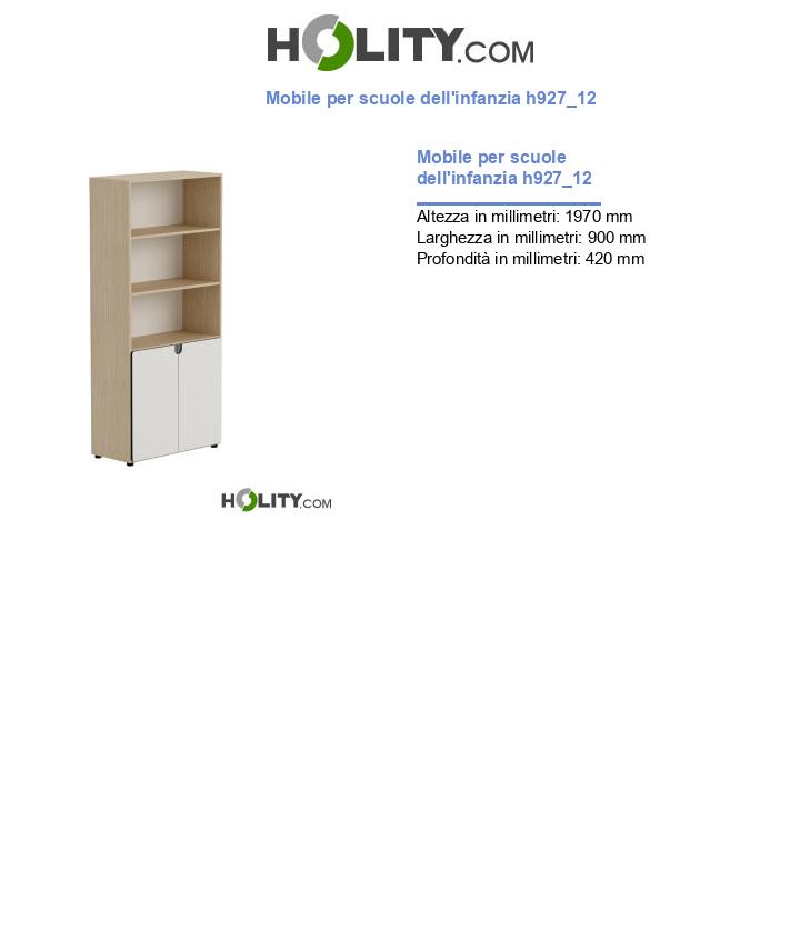 Mobile per scuole dell'infanzia h927_12