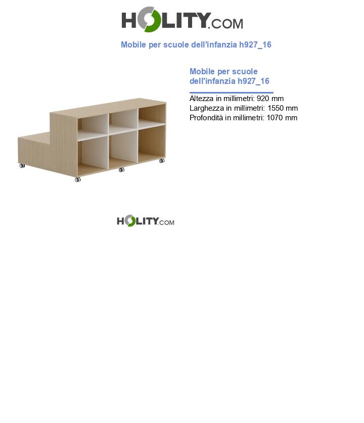 Mobile per scuole dell'infanzia h927_16