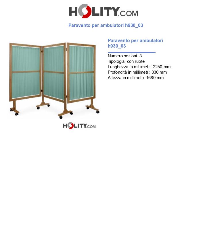 Paravento per ambulatori h930_03