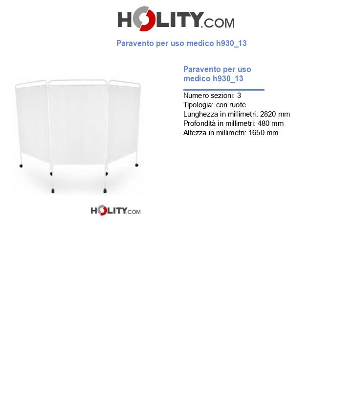 Paravento per uso medico h930_13