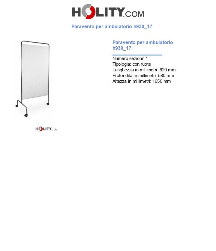 Paravento per ambulatorio h930_17