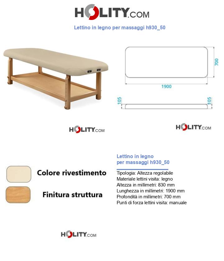 Lettino in legno per massaggi h930_50