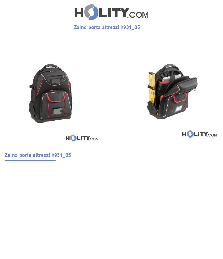 Zaino porta attrezzi h931_05