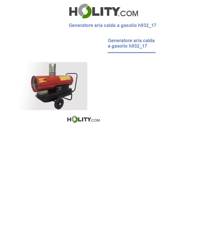 Generatore aria calda a gasolio h932_17
