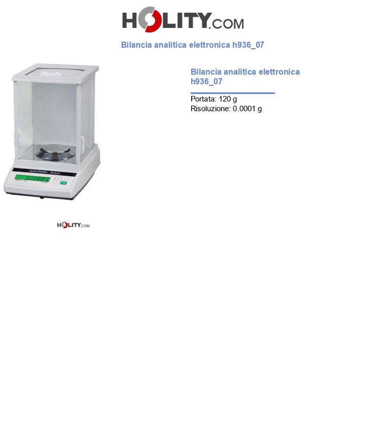 Bilancia analitica elettronica h936_07