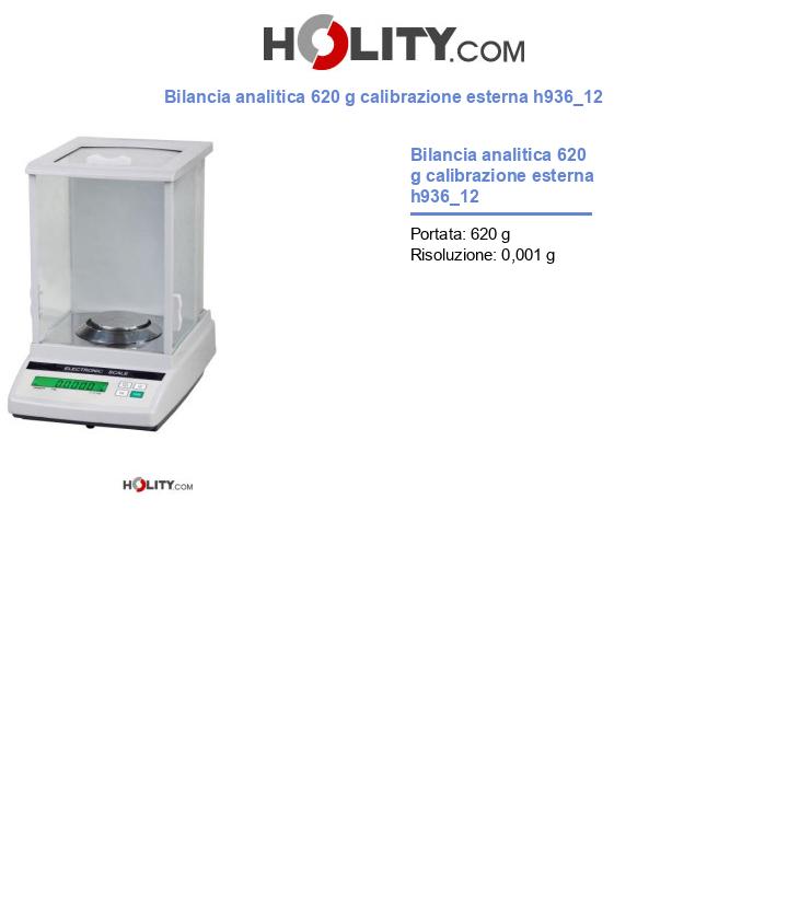 Bilancia analitica 620 g calibrazione esterna h936_12