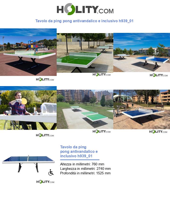 Tavolo da ping pong antivandalico e inclusivo h939_01