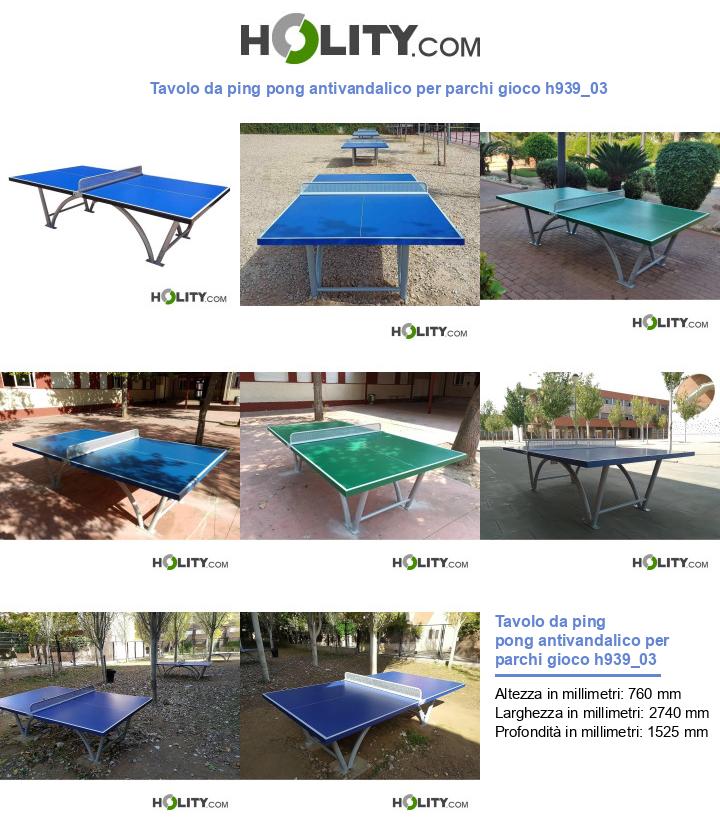 Tavolo da ping pong antivandalico per parchi gioco h939_03