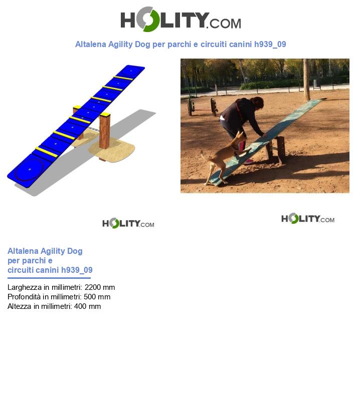 Altalena Agility Dog per parchi e circuiti canini h939_09