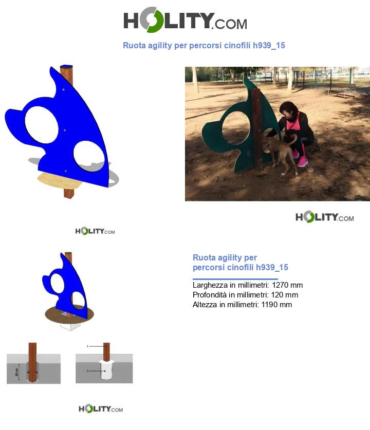 Ruota agility per percorsi cinofili h939_15