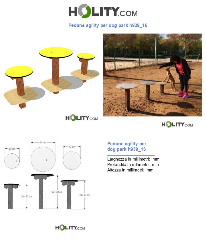 Pedane agility per dog park h939_16
