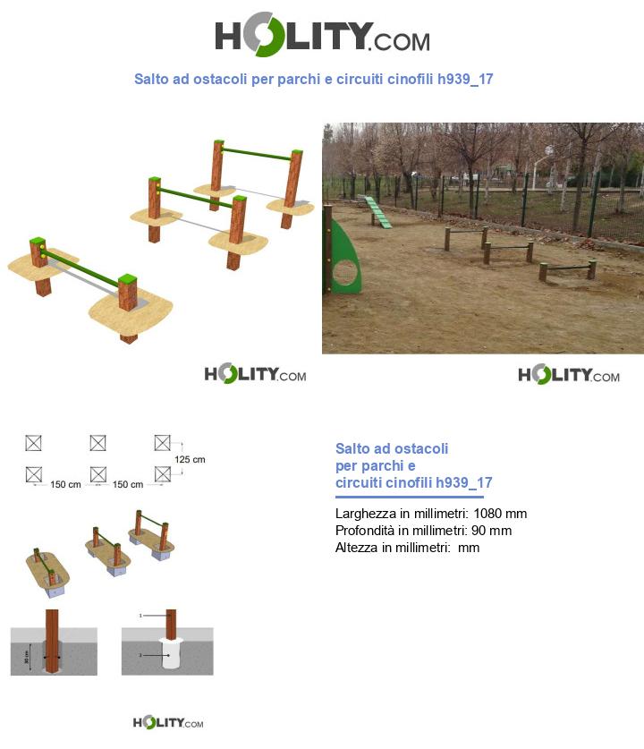 Salto ad ostacoli per parchi e circuiti cinofili h939_17