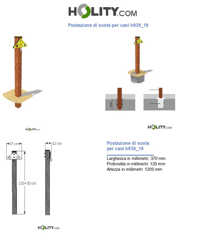 Postazione di sosta per cani h939_19
