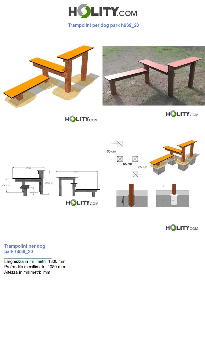 Trampolini per dog park h939_20