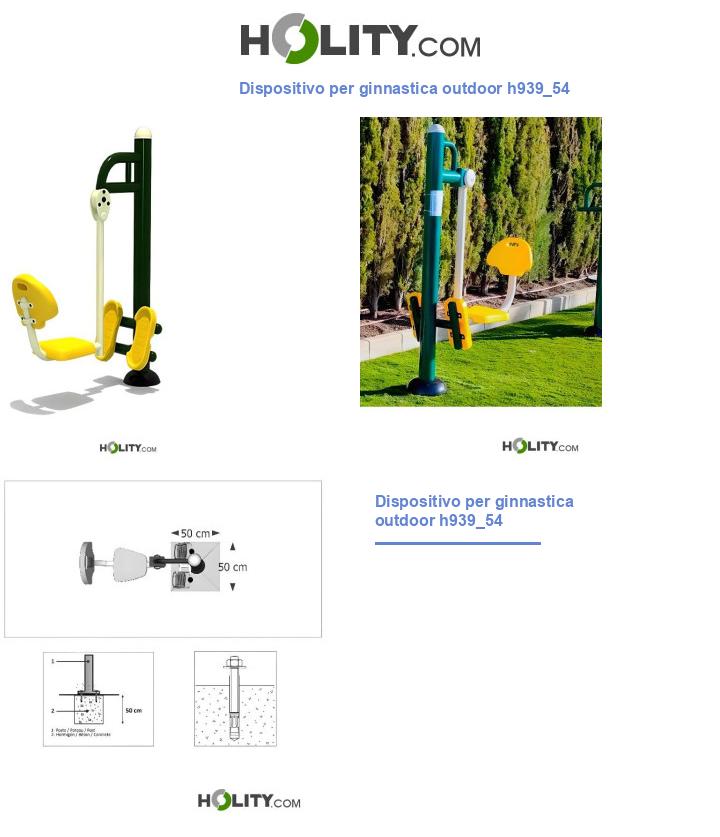 Dispositivo per ginnastica outdoor h939_54