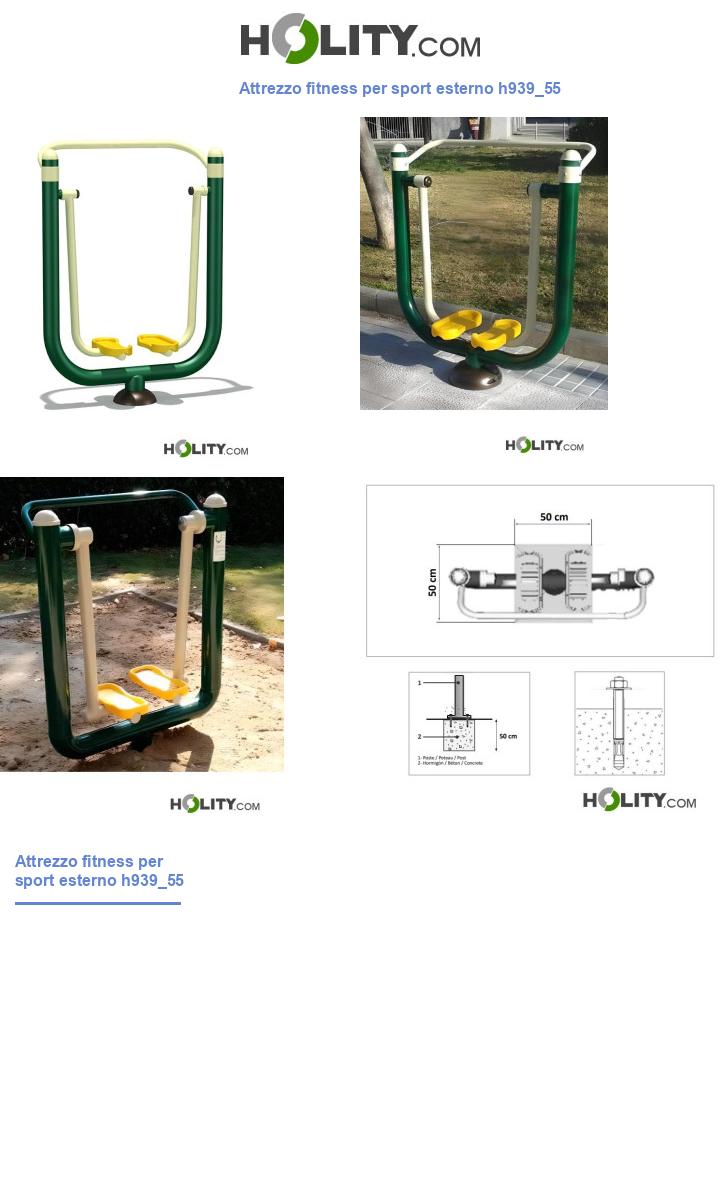 Attrezzo fitness per sport esterno h939_55