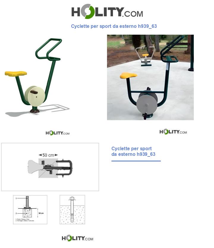 Cyclette per sport da esterno h939_63
