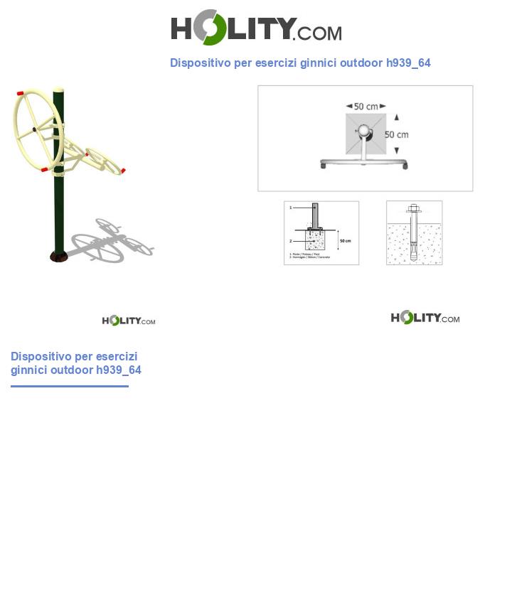 Dispositivo per esercizi ginnici outdoor h939_64