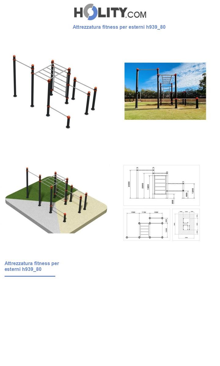 Attrezzatura fitness per esterni h939_80