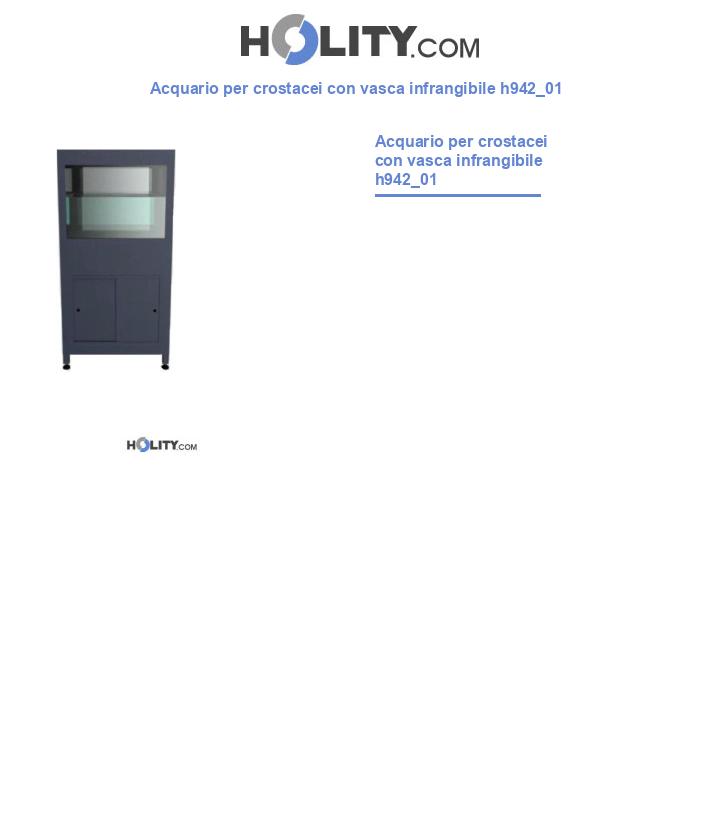 Acquario per crostacei con vasca infrangibile h942_01