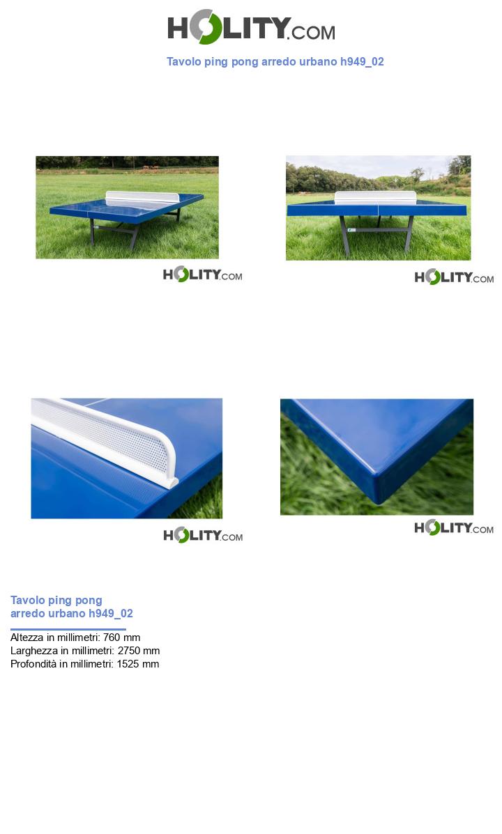 Tavolo ping pong arredo urbano h949_02