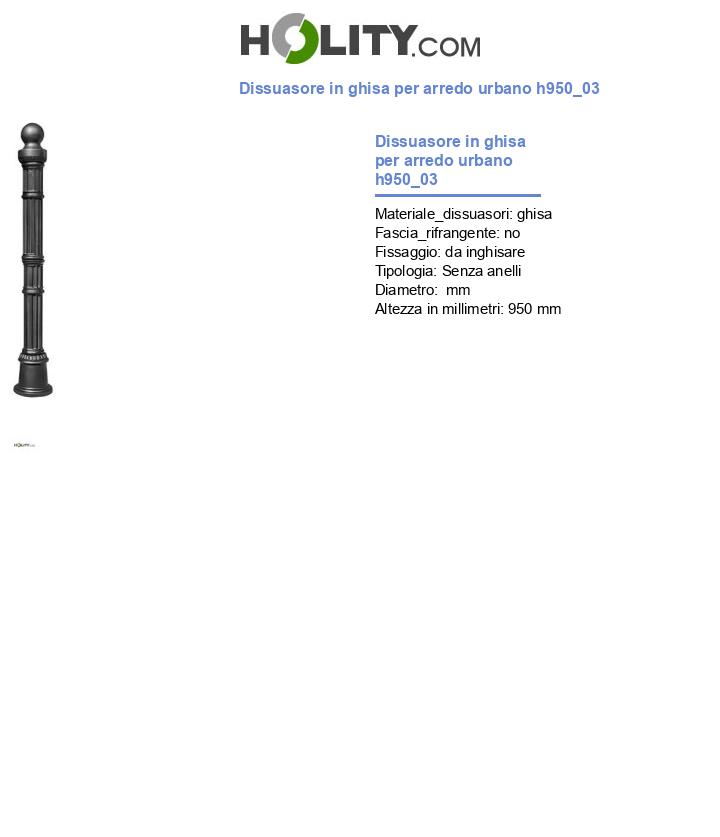 Dissuasore in ghisa per arredo urbano h950_03