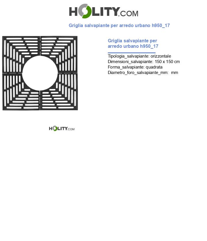 Griglia salvapiante per arredo urbano h950_17