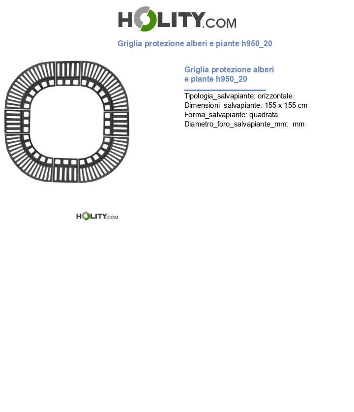 Griglia protezione alberi e piante h950_20
