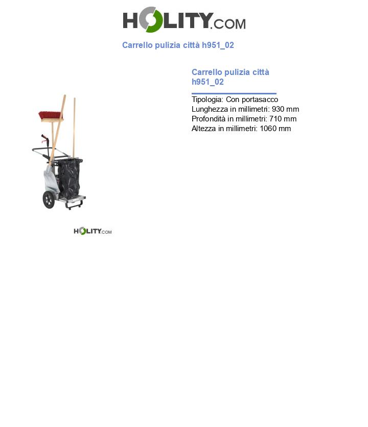 Carrello pulizia città h951_02