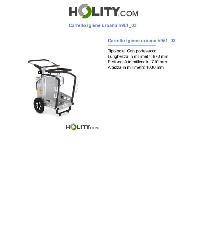 Carrello igiene urbana h951_03