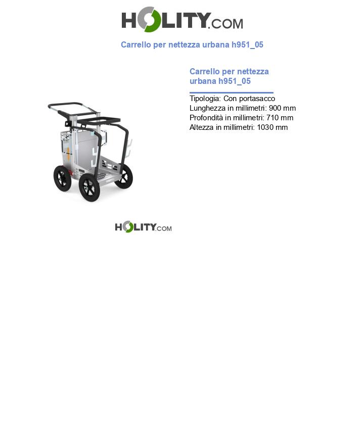 Carrello per nettezza urbana h951_05