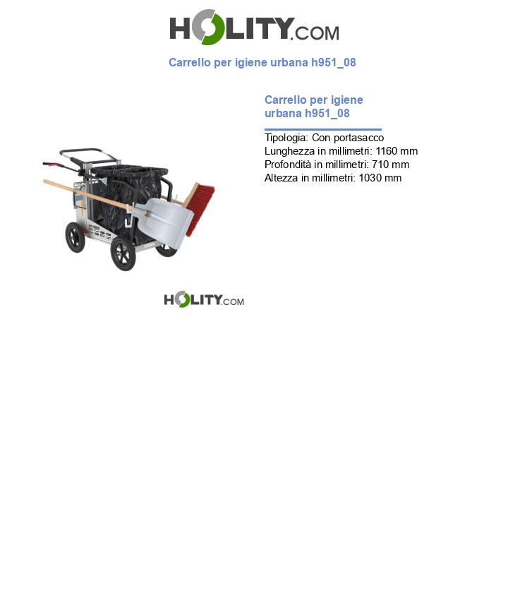 Carrello per igiene urbana h951_08