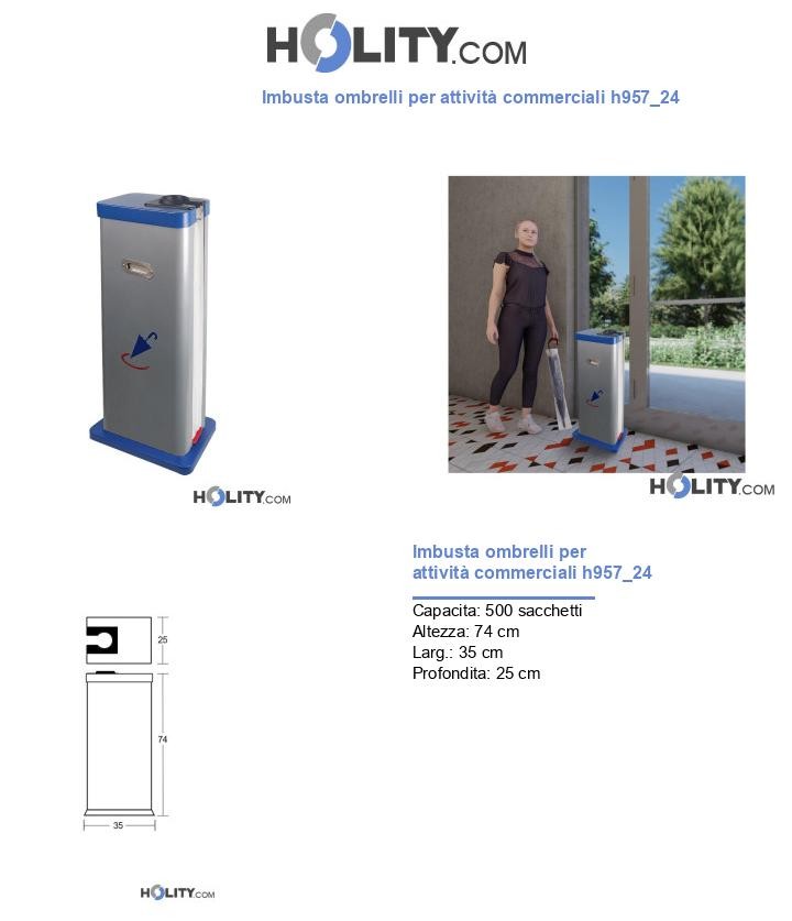 Imbusta ombrelli per attività commerciali h957_24
