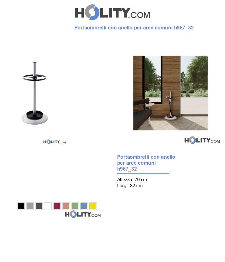 Portaombrelli con anello per aree comuni h957_32