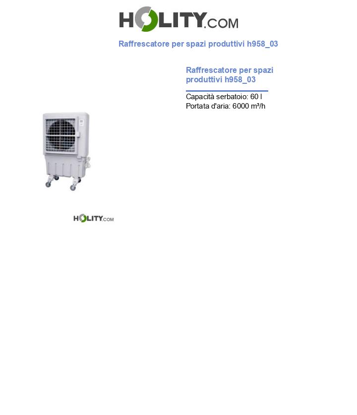 Raffrescatore per spazi produttivi h958_03