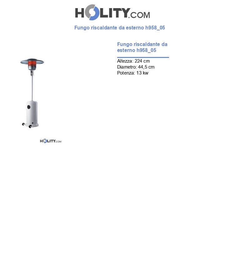 Fungo riscaldante da esterno h958_05